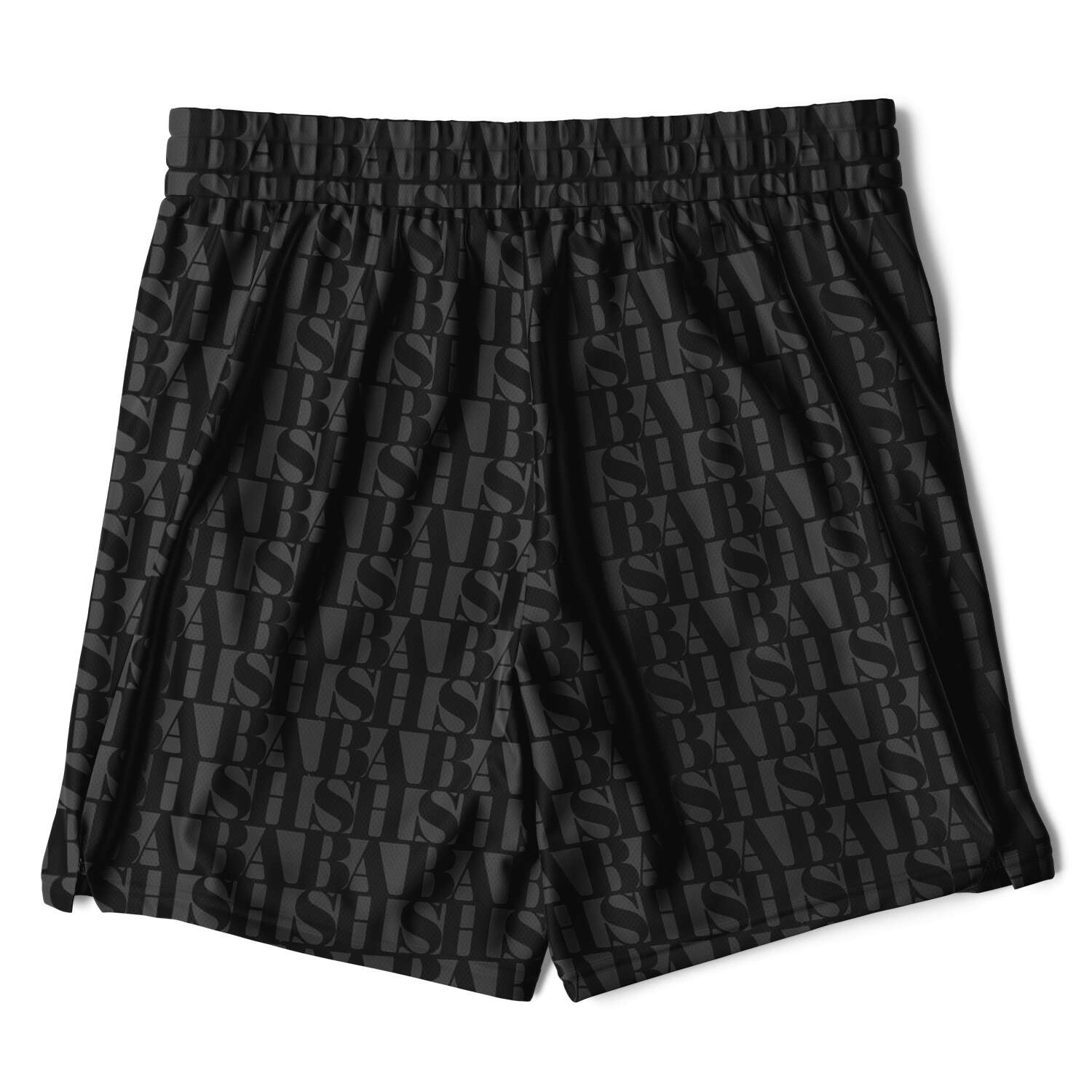 "BASH" Monogram 2-in-1 Athletic Shorts NOIR