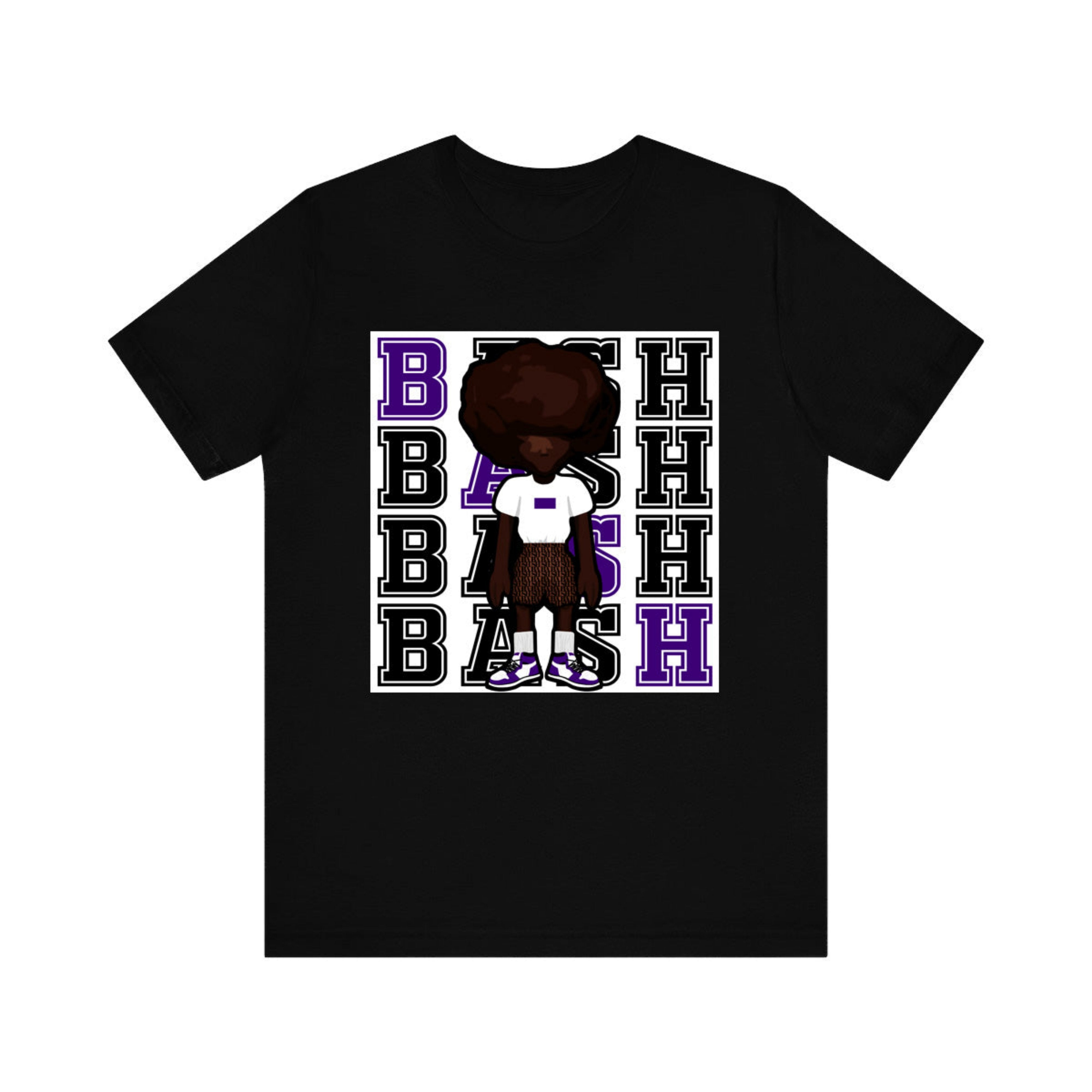 BashBoy Graphic Court Purple Tee