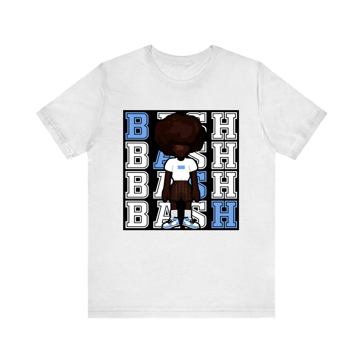 BashBoy Graphic University Blue Tee