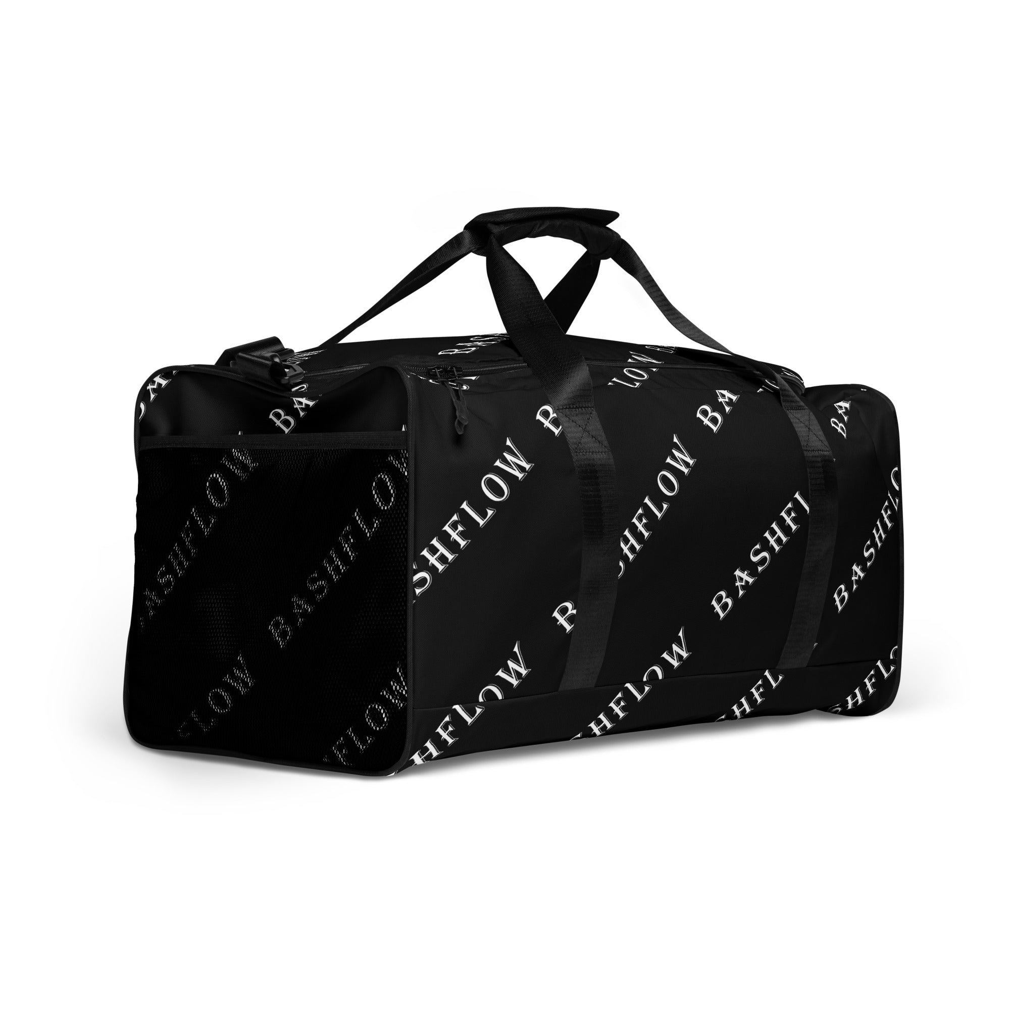 Slant Black Duffle Bag