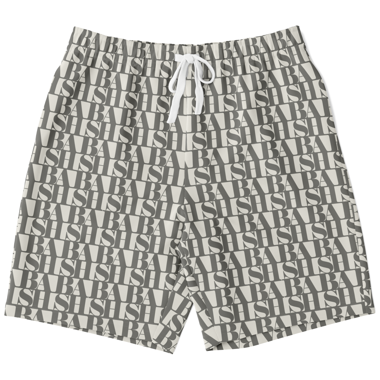 "BASH" Monogram Long Shorts CRÈME