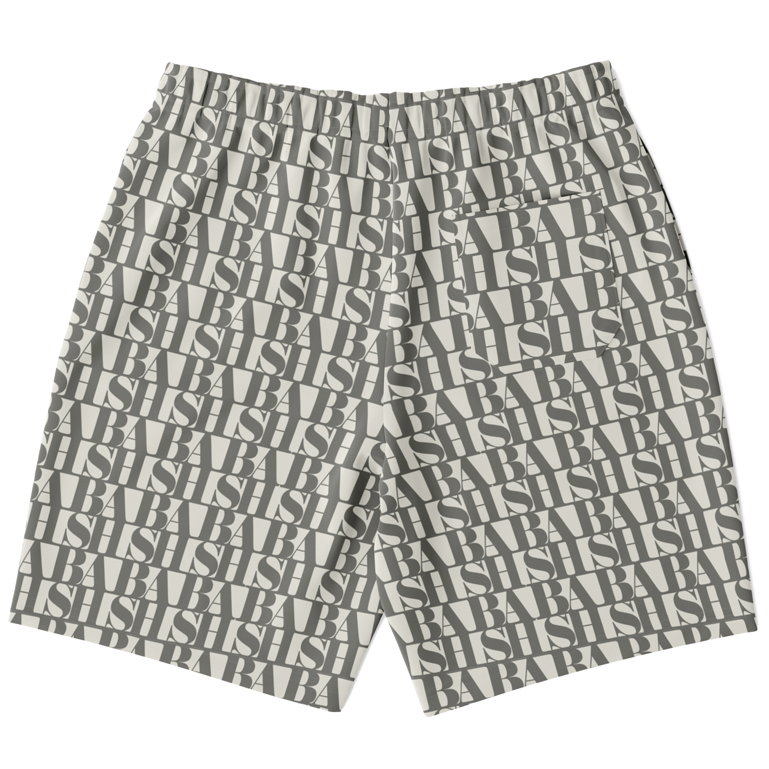 "BASH" Monogram Long Shorts CRÈME