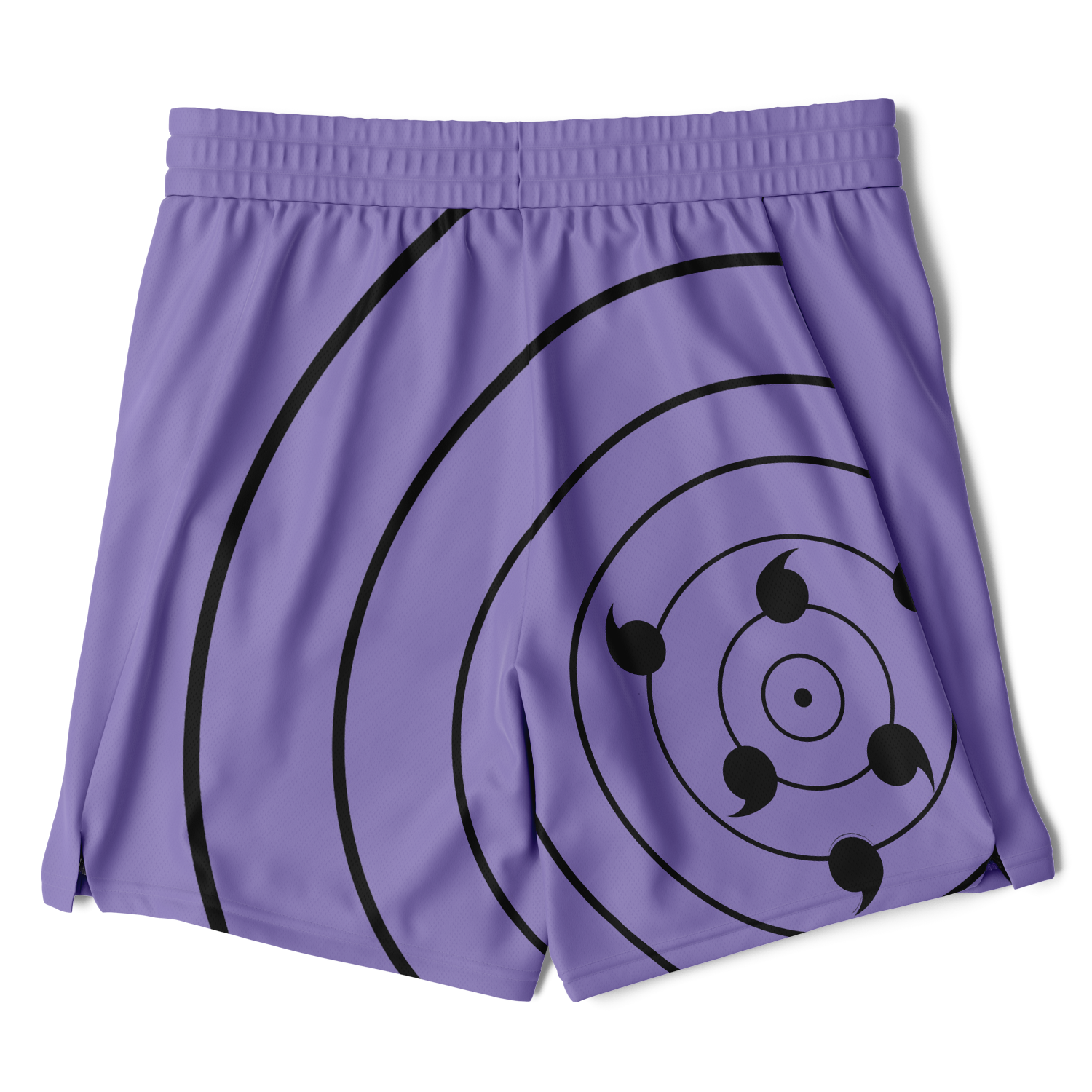 Sasuke Uchiha Rinnegan 2-in-1 Athletic Shorts