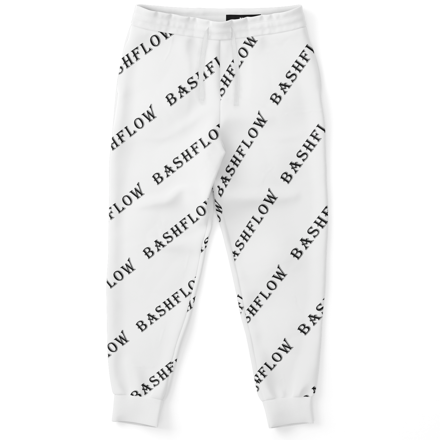 Slant White Joggers