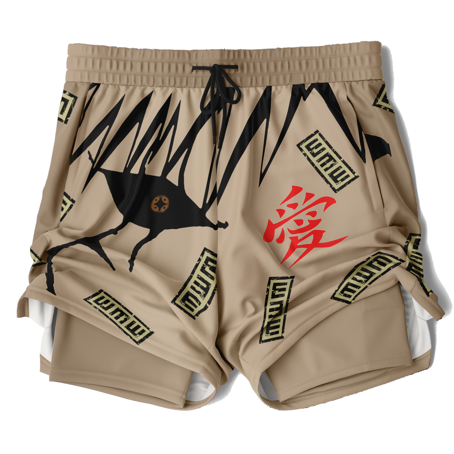 GAARA Sand Demon 2-in-1 Athletic Shorts