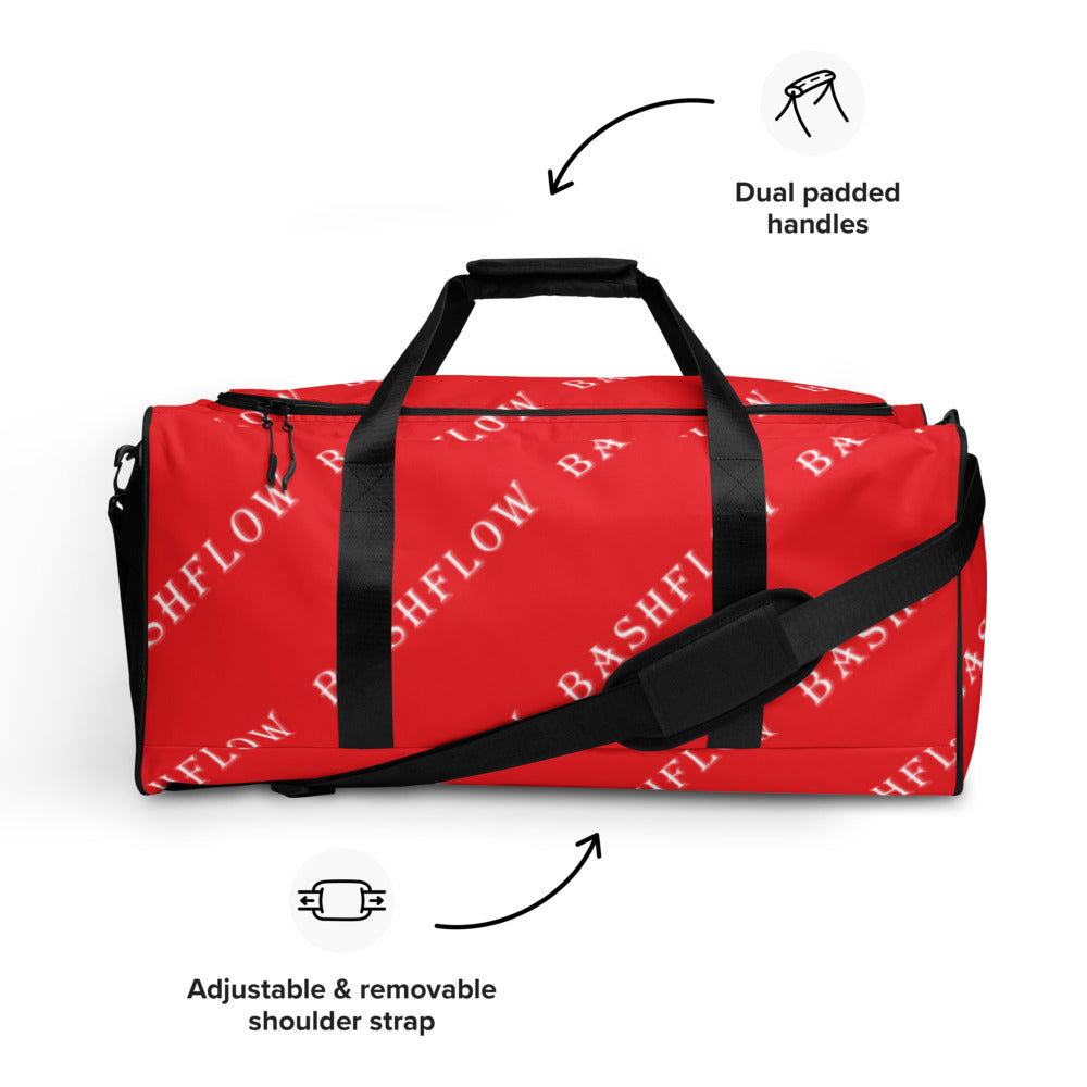 Slant Red Duffle Bag