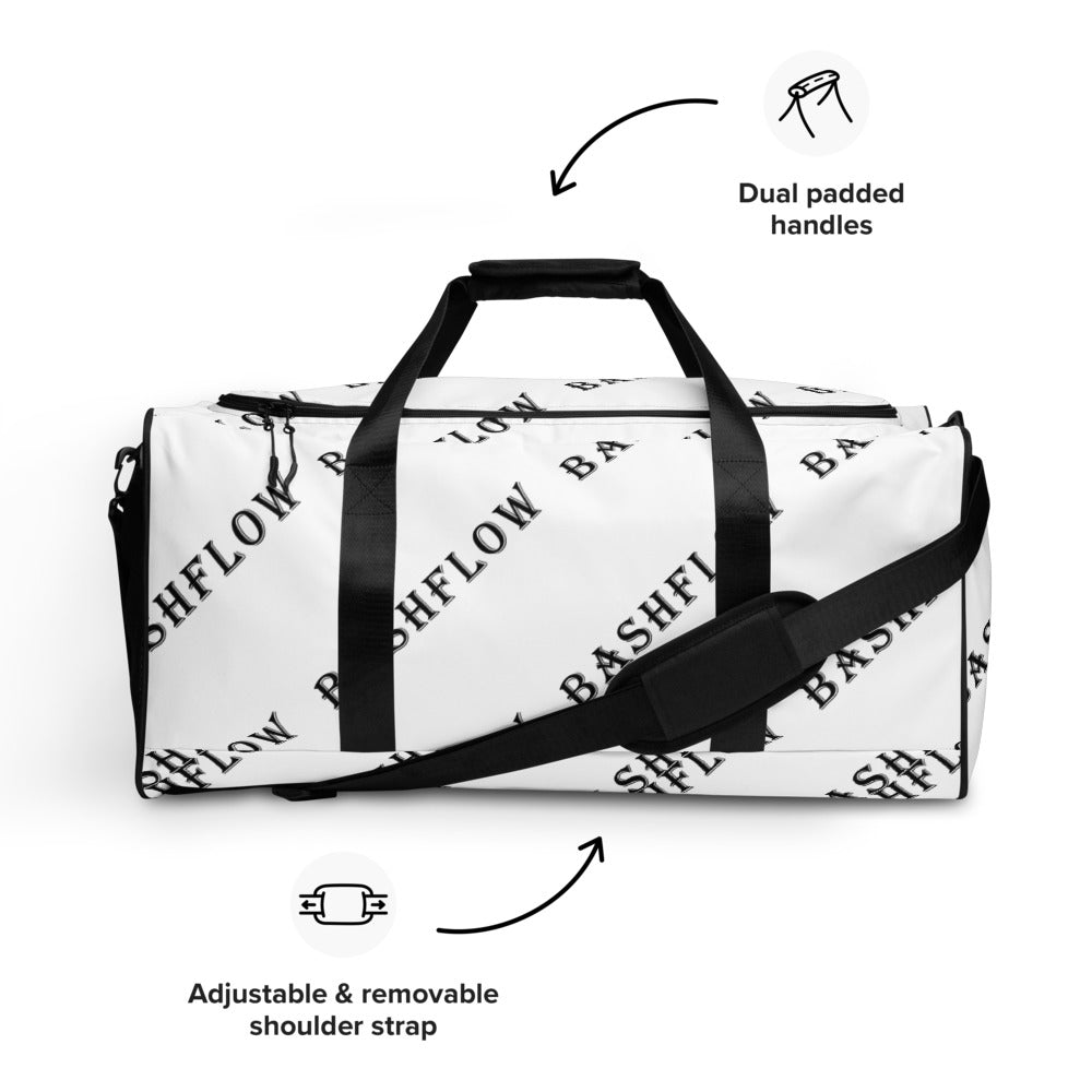 Slant White Duffle Bag