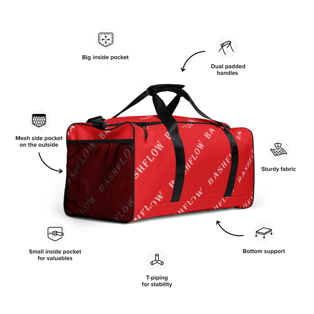 Slant Red Duffle Bag