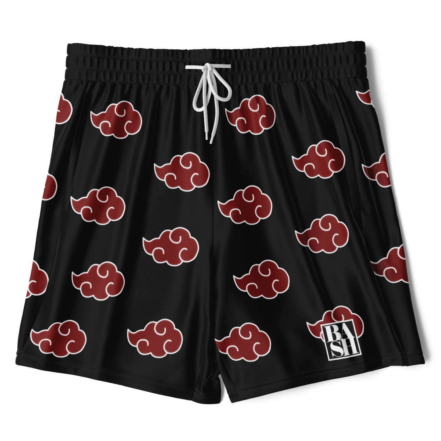 Akatsuki Cloud 2-in-1 Shorts - BLACK