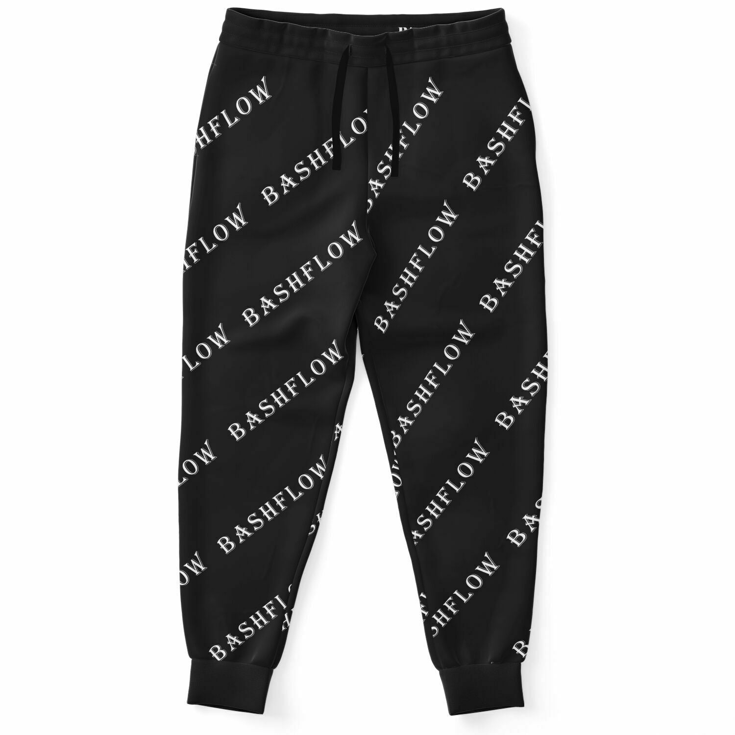 Slant Black Joggers