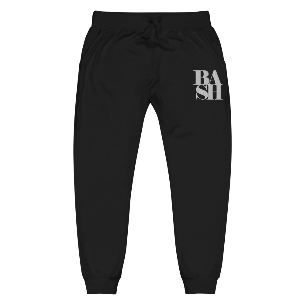 "BASH" Embroidered Joggers BLACK